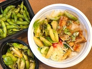 I tried the tofu rice bowl, edemame and a side of Brussel sprouts at Ani Ramen House in Cranford, New Jersey. Photographed on Thursday, June, 12, 2025.
