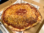 A pizza made by Al Santillo at Coniglio's in Morristown.