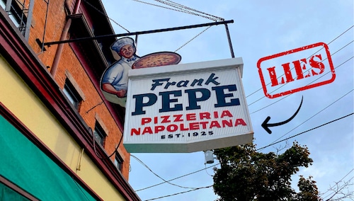 Frank Pepe lies