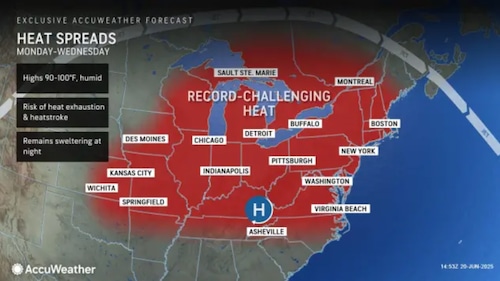 N.J. weather: Dangerous heat Sunday, Monday, Tuesday forecast