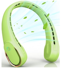 FrSara Bladeless Portable Neck Fan in Avocado Green