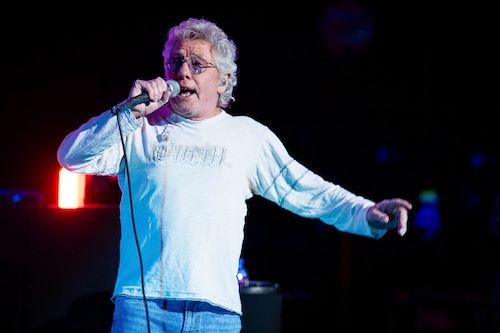 Roger Daltrey, one of two surviving original band members of The Who, share during a charity concert in London that he is becoming blind and deaf.