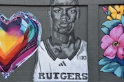 A Chattanooga artist painted a portrait of Ace Bailey on a wall in his hometown ahead of the NBA Draft.