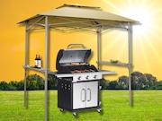 Amazon has knocked $20 off this grill canopy that'll protect you from the sun and rain while you're grilling out.