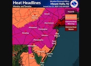 Dangerously high temperatures are expected over the next several days with temperatures possibly hitting 100 degrees. Parts of New Jersey could see the highest temperatures in more than a decade.
