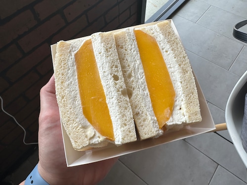 Mango sando at Mikan Sando Sushi Bento in Mount Laurel, NJ