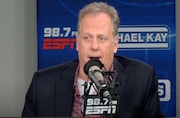 Michael Kay walks a tightrope as ESPN sports talk show host who must be critical of the Yankees by day, while serving as the YES play-by-play announcer on Yankees telecasts.