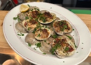 'Taylor" clam and cheese at Perla Oyster Bar in Maplewood, NJ (Lauren Musni | NJ Advance Media)