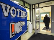 People arrvie at J.P. Case Middle School in Flemington to vote in 2023.







































