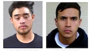 Franklin Norberto Bautista-Reyes, left, and Andres Felipe Pineda-Mogollon in pictures from an FBI wanted poster, issued on June 15, 2025. The two were among four men who escaped an ICE detention facility in Newark, New Jersey, on June 12, 2025.