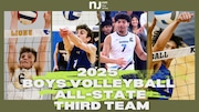 2025 Boys Volleyball All-State Third Team - Logan Homme of Southern, Tyler Lavell of Holmdel, Jeremy Rivera of Harrison, and Brandon Indoe of Scotch Plains-Fanwood.