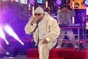 LL Cool J performs during the Times Square New Year's Eve celebration on Sunday, Dec. 31, 2023, in New York. (Photo by Andy Kropa/Invision/AP)
