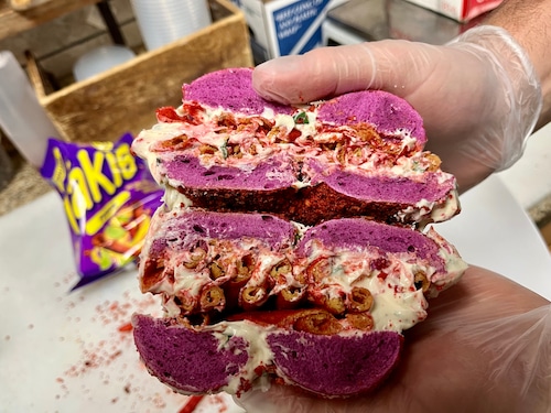 Takis bagel